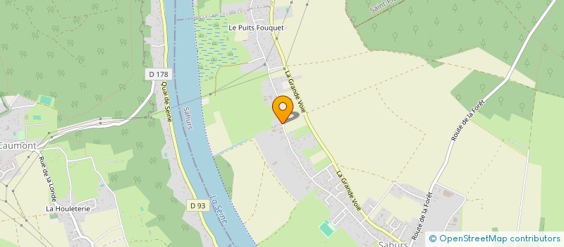 localisation de l'entreprise EARL DES MARRONNIERS  SAHURS