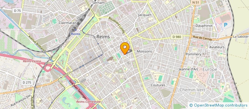localisation de l'entreprise EARL DES MARRONNIERS à REIMS