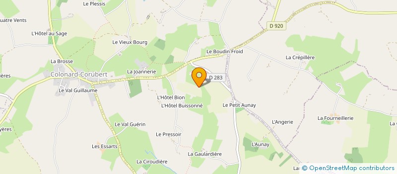 localisation de l'entreprise EARL DES MATELAIS à PERCHE-EN-NOCE