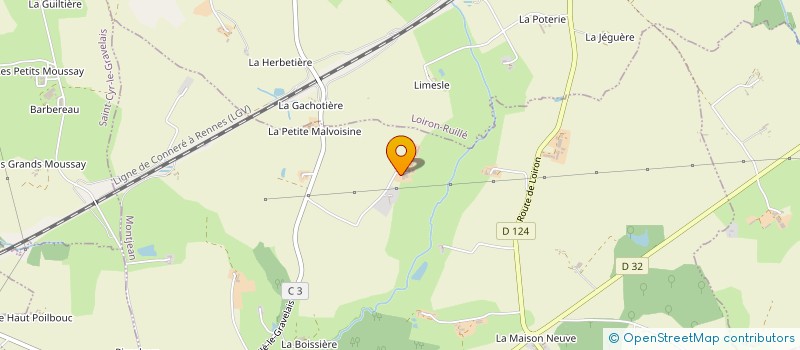localisation de l'entreprise EARL DES MEES à MONTJEAN