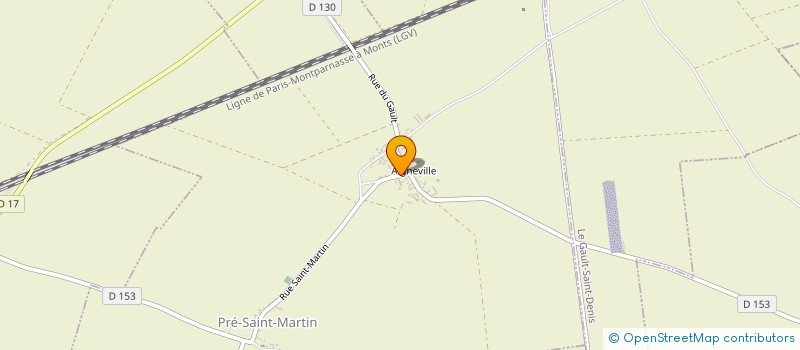 localisation de l'entreprise EARL DES MERIS à PRE-SAINT-MARTIN