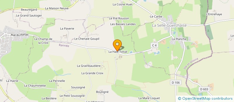 localisation de l'entreprise EARL DES MERISIERS  RANNEE