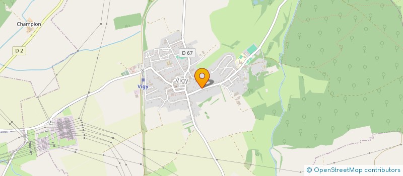 localisation de l'entreprise EARL DES MESANGES  VIGY