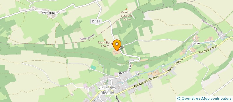 localisation de l'entreprise EARL DES MEUTES  NIELLES-LES-BLEQUIN