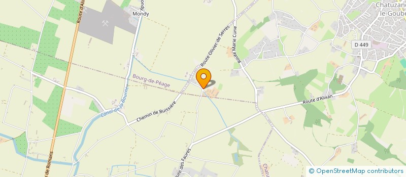 localisation de l'entreprise EARL DES MIRAILLERS  CHATUZANGE-LE-GOUBET