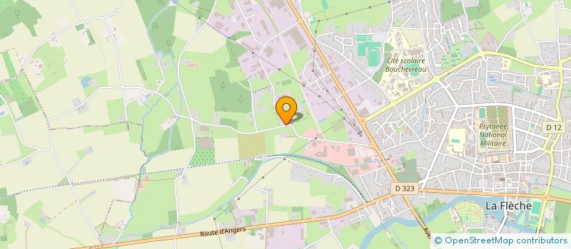 localisation de l'entreprise EARL DES MOLLANS à LA FLECHE