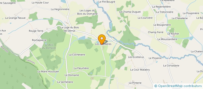 localisation de l'entreprise EARL DES MONTAGNES à GESVRES