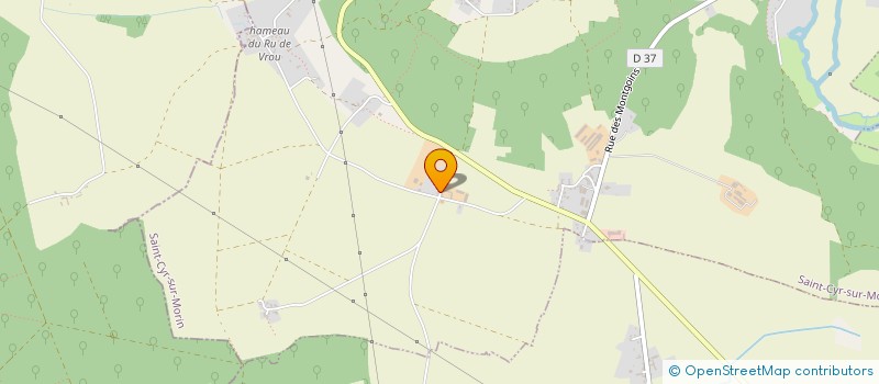 localisation de l'entreprise EARL DES MONTGOINS  SAINT-CYR-SUR-MORIN