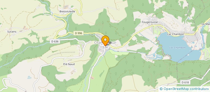 localisation de l'entreprise EARL DES MOUFLONS à CHAMBON-SUR-LAC