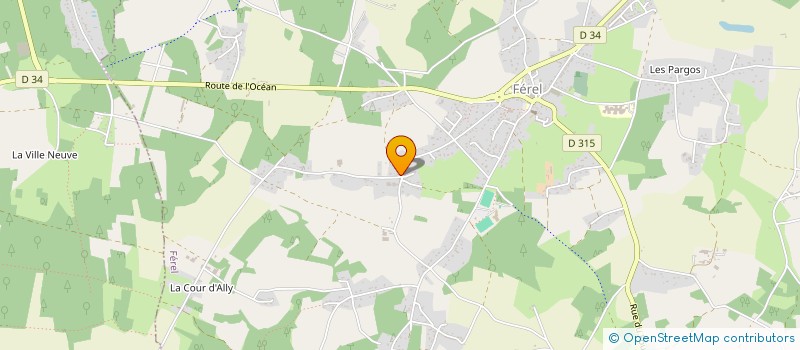 localisation de l'entreprise EARL DES MOULINS à FEREL