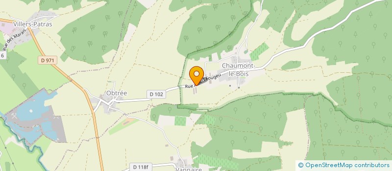 localisation de l'entreprise EARL DES MUIDS  CHAUMONT-LE-BOIS