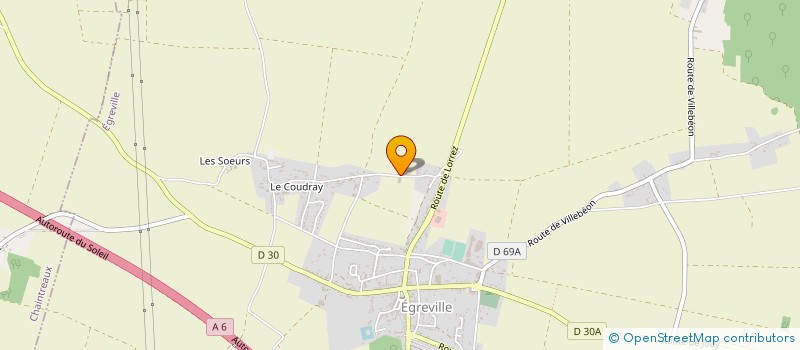 localisation de l'entreprise EARL DES MURS à EGREVILLE