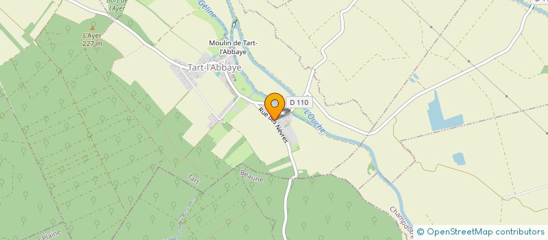 localisation de l'entreprise EARL DES NEVRES  TART