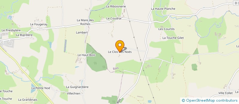 localisation de l'entreprise EARL DES NOES à DOMALAIN