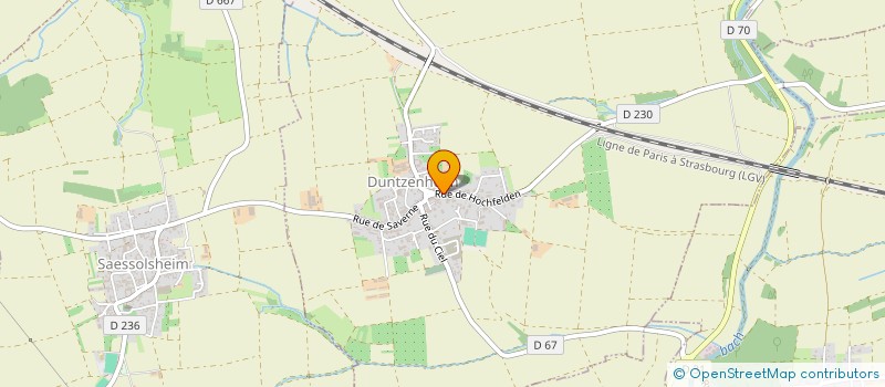 localisation de l'entreprise EARL DES NOISETIERS à DUNTZENHEIM