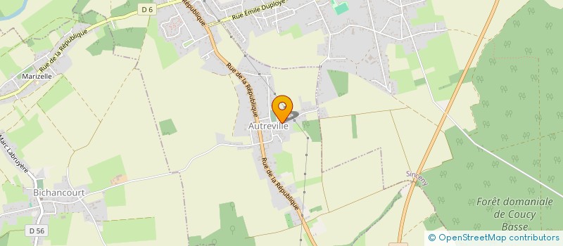 localisation de l'entreprise EARL DES NOYERS  AUTREVILLE