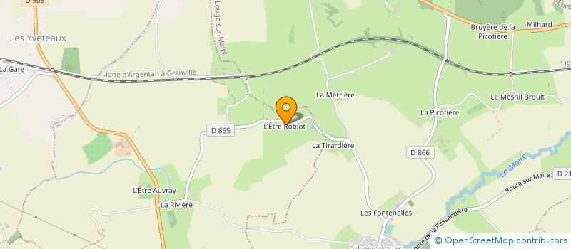 localisation de l'entreprise EARL DES OLIVIERS à SAINT-ANDRE-DE-BRIOUZE