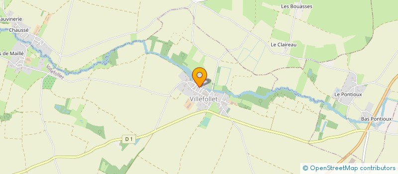 localisation de l'entreprise EARL DES ORS  VILLEFOLLET