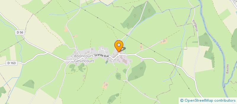 localisation de l'entreprise EARL DES PARCS à ABONCOURT-GESINCOURT