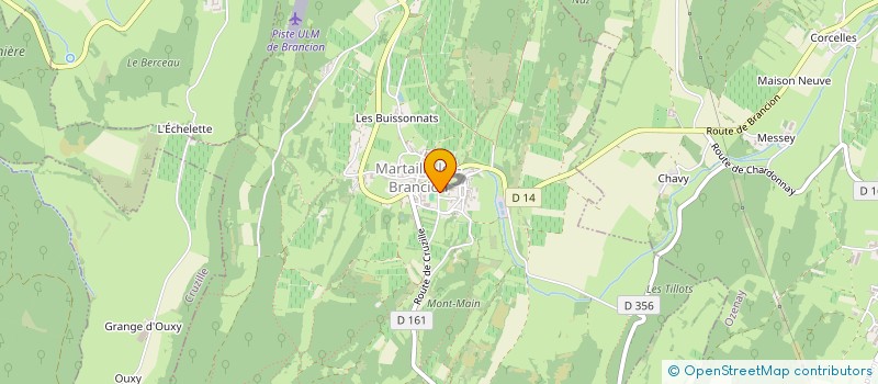 localisation de l'entreprise EARL DES PARETTES  MARTAILLY-LES-BRANCION