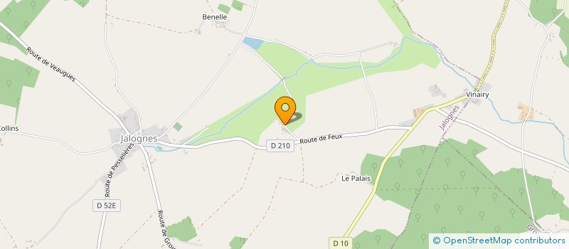 localisation de l'entreprise EARL DES PASCAUDS à JALOGNES