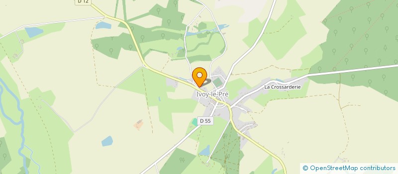 localisation de l'entreprise EARL DES PATROUILLATS à IVOY-LE-PRE