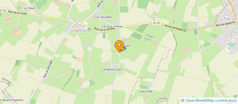 localisation de l'entreprise EARL DES PATURAGES à LINGEVRES