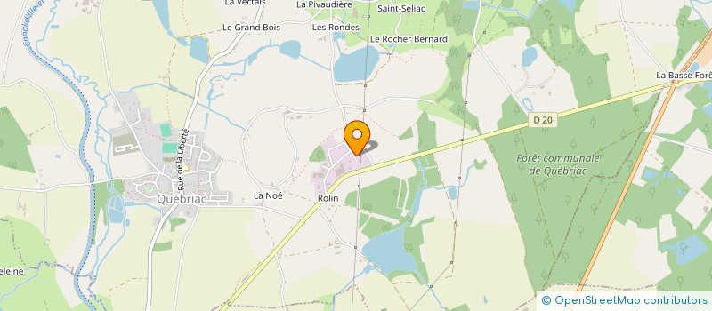 localisation de l'entreprise EARL DES PATURAIS  QUEBRIAC