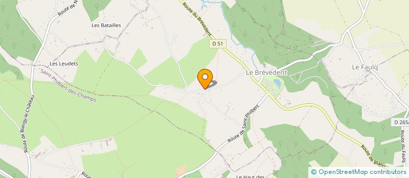 localisation de l'entreprise EARL DES PELLETIERES  LE BREVEDENT