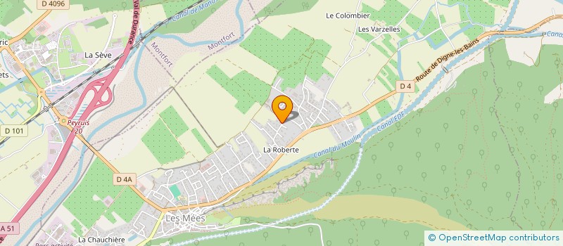 localisation de l'entreprise EARL DES PENITENTS à LES MEES