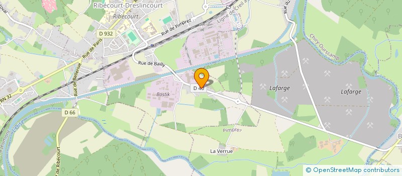 localisation de l'entreprise EARL DES PEPINIERES DE L'OISE à CARLEPONT