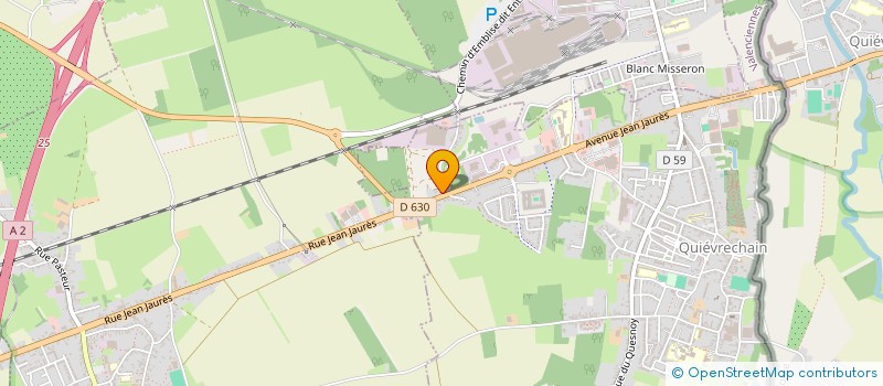 localisation de l'entreprise EARL DES PEPINIERES DE QUIEVRECHAIN à QUIEVRECHAIN