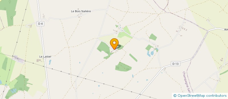 localisation de l'entreprise EARL DES PETITES CLAUDERIES  CHAMPAGNE-SAINT-HILAIRE