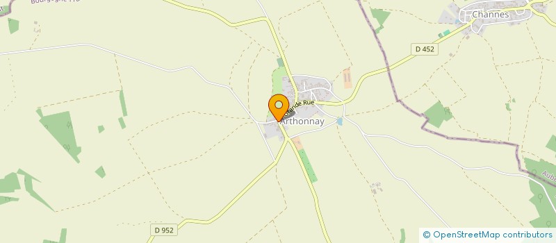 localisation de l'entreprise EARL DES PETITS FAUBOURGS  ARTHONNAY