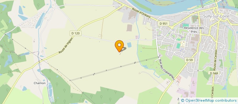 localisation de l'entreprise EARL DES PETITS GAURIERS à SULLY-SUR-LOIRE
