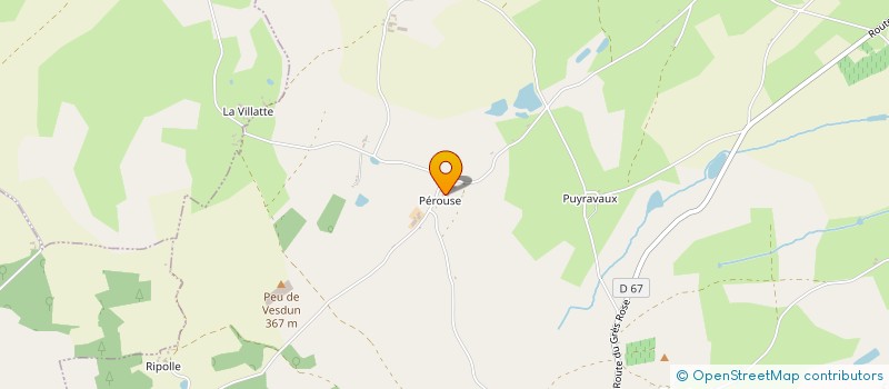 localisation de l'entreprise EARL DES PEUES  VESDUN