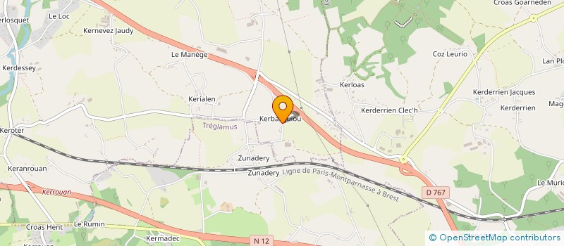 localisation de l'entreprise EARL DES PEUPLIERS  PEDERNEC