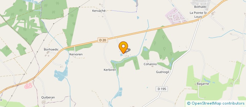 localisation de l'entreprise EARL DES PEUPLIERS  SURZUR