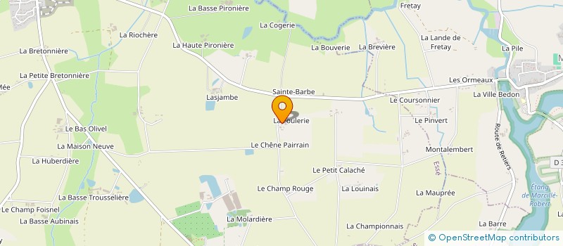 localisation de l'entreprise EARL DES PEUPLIERS à ESSE
