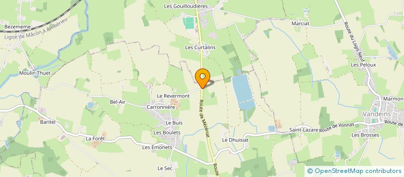 localisation de l'entreprise EARL DES PHILIPPONS à CHAVEYRIAT