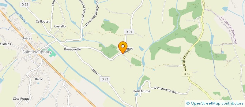 localisation de l'entreprise EARL DES PIBOULS  SAINT-NAUPHARY