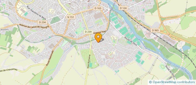 localisation de l'entreprise EARL DES PIEDALLOUES à AUXERRE