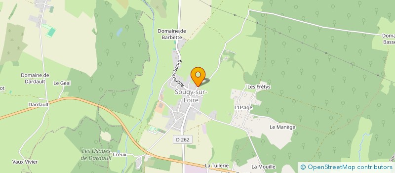 localisation de l'entreprise EARL DES PIERRES  SOUGY-SUR-LOIRE