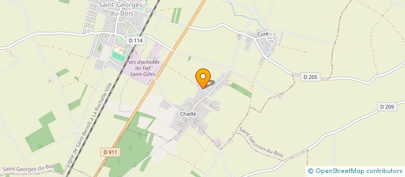 localisation de l'entreprise EARL DES PIERRIERES  SAINT-GEORGES-DU-BOIS