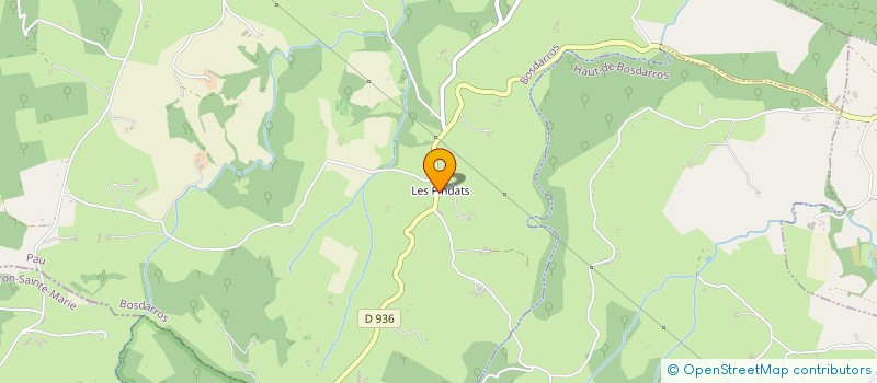 localisation de l'entreprise EARL DES PINDATS  BOSDARROS