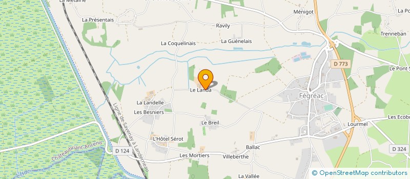 localisation de l'entreprise EARL DES PINS à FEGREAC