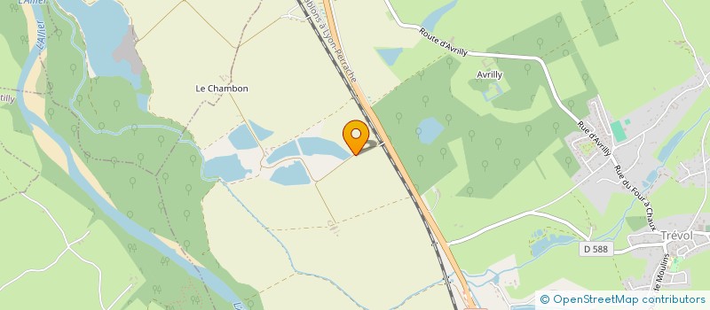 localisation de l'entreprise EARL DES PLANCHETTES  TREVOL