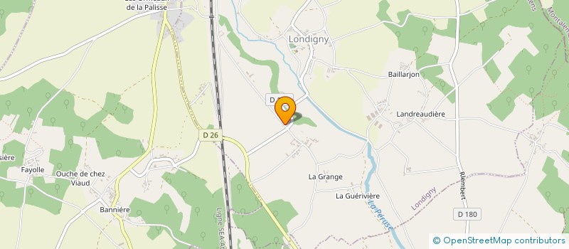 localisation de l'entreprise EARL DES PLANS à LA FAYE