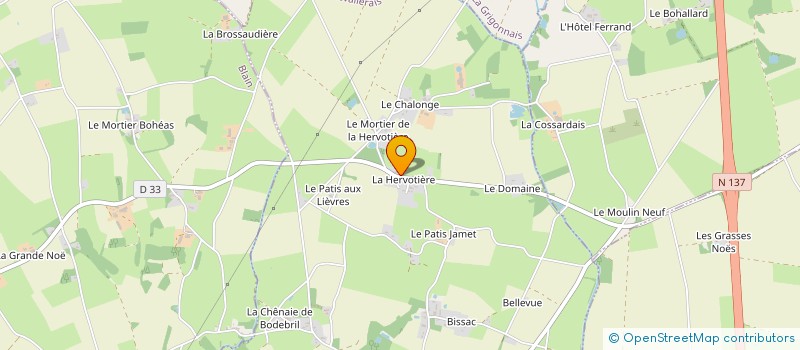 localisation de l'entreprise EARL DES PLANTARDAIS à HERIC