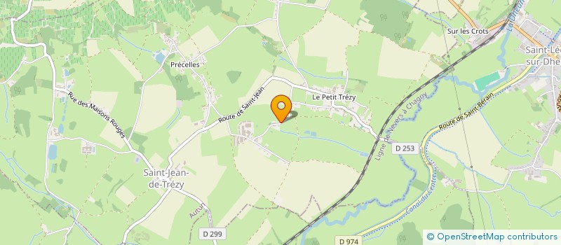 localisation de l'entreprise EARL DES PLANTES  SAINT-JEAN-DE-TREZY